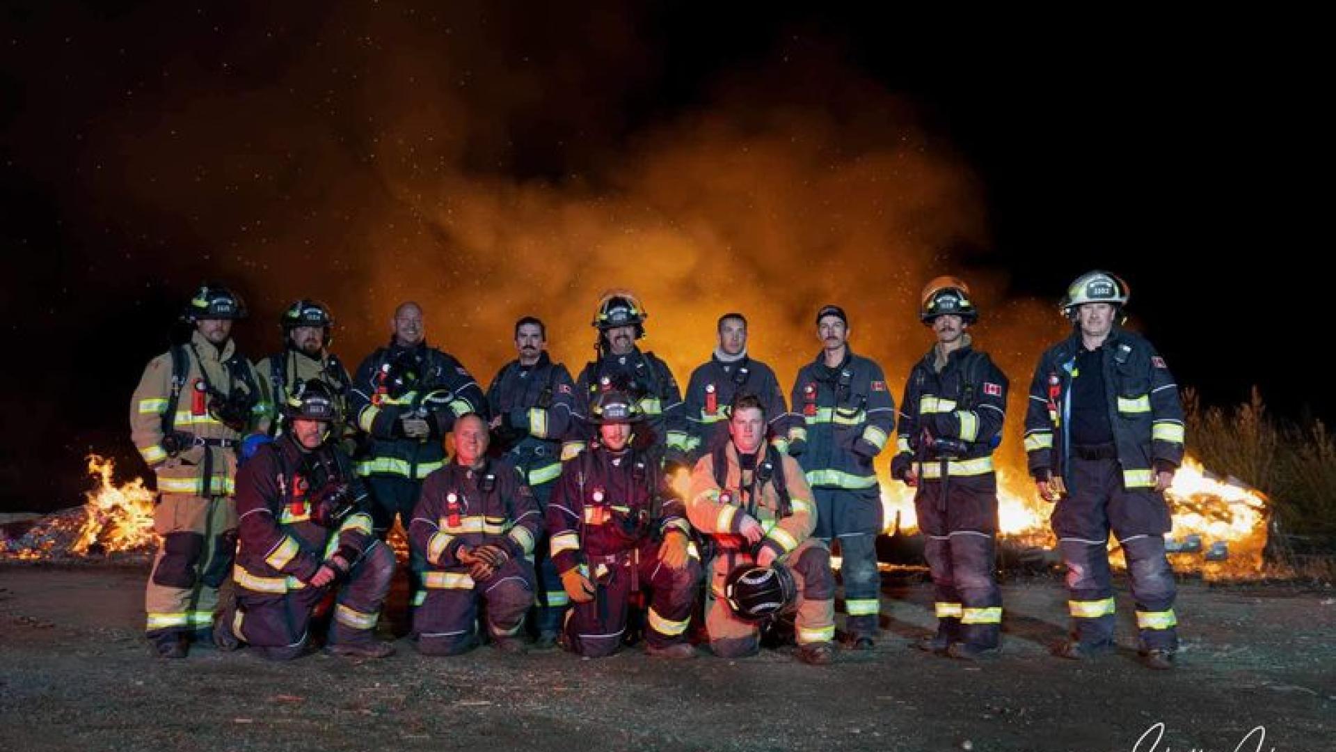 2023 Nanton Fire Department volunteers